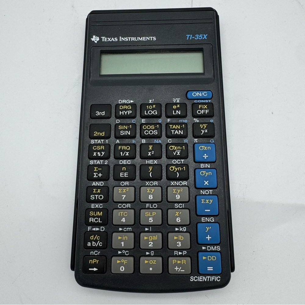 Texas Instruments TI-35X Scientific Calculator All Keys Working No Cover